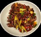 Best C26. Stir Fried Pork Intestine in Hot & Spicy Taste in Oklahoma City, OK